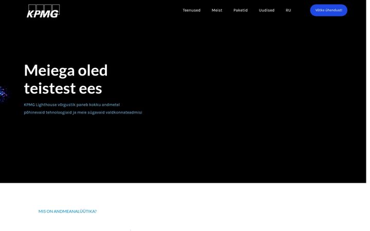 Screenshot of andmeanaluutika.ee