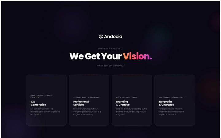 Screenshot of andocia.com