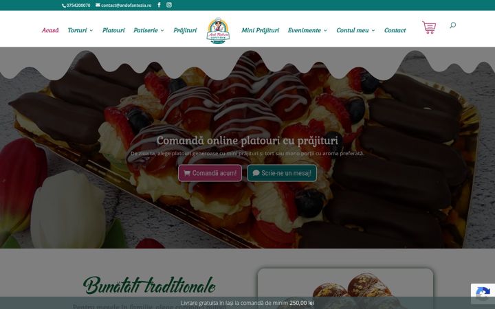 Screenshot of andofantezia.ro