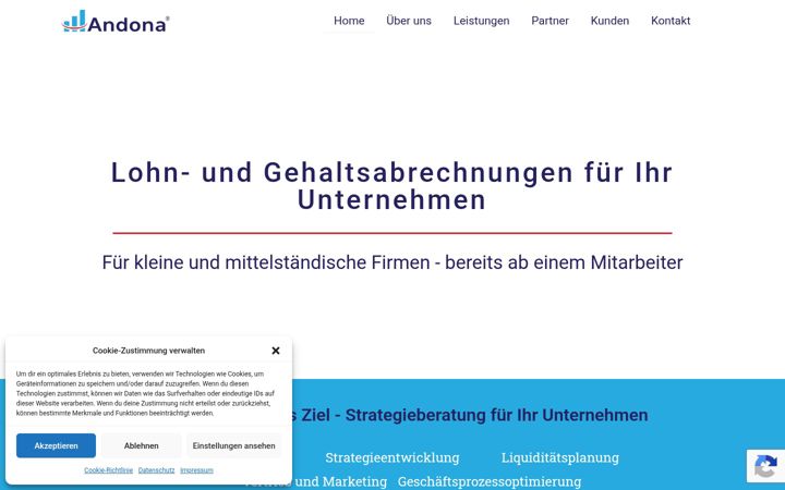Screenshot of andona.de