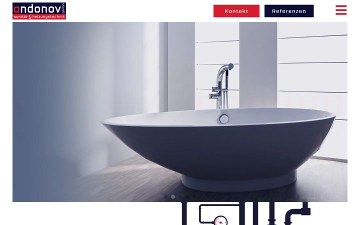 Screenshot of andonov-haustechnik.de