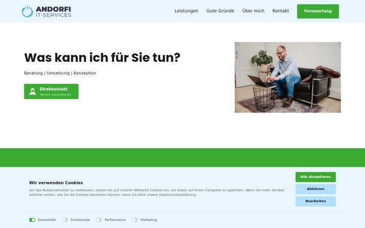 Screenshot of andorfi.de