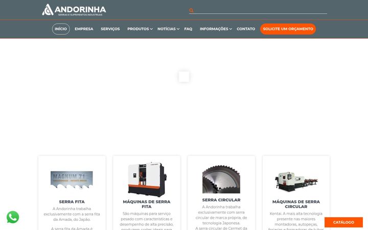 Screenshot of andorinhabr.com