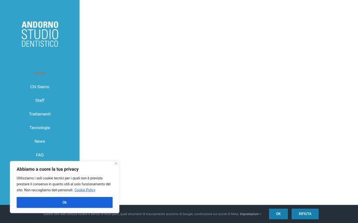 Screenshot von andornostudiodentistico.it