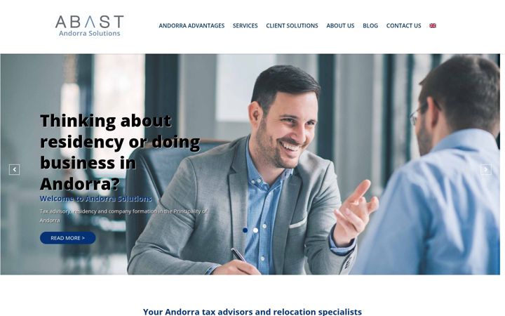 Screenshot of andorra-solutions.com