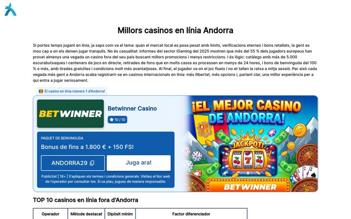 Screenshot of andorra2029.com