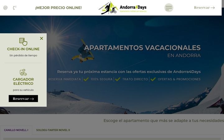 Screenshot of andorra4days.com