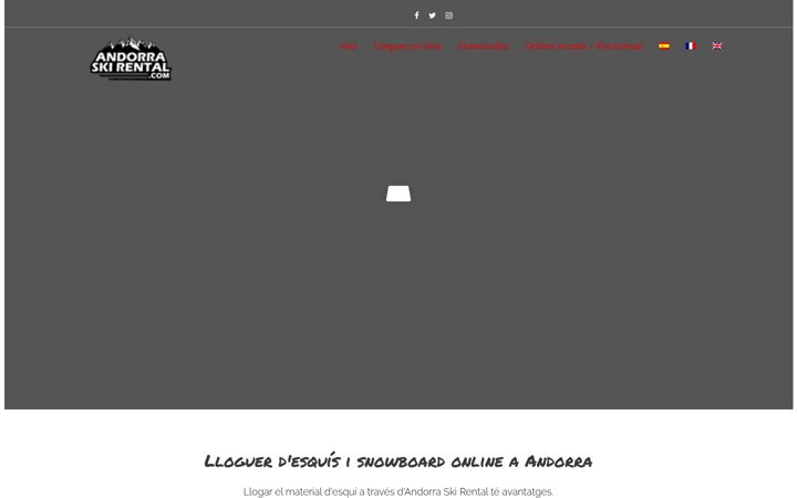 Screenshot of andorraskirental.com