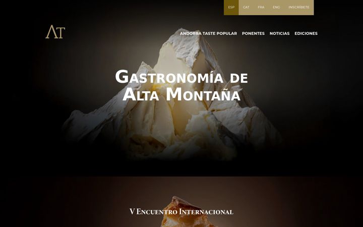 Screenshot of andorrataste.com