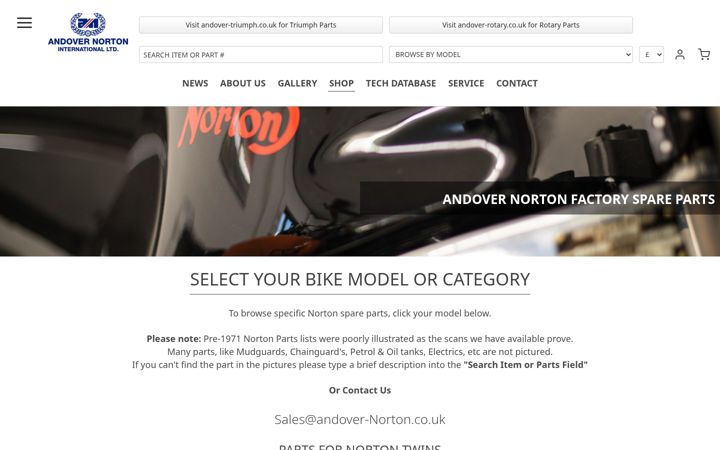 Screenshot of andover-norton.co.uk