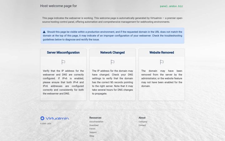 Screenshot of andox.biz