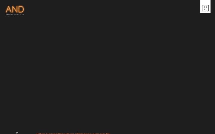 Screenshot of andproductions.co.uk