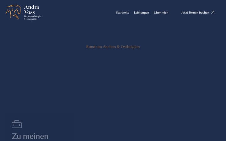 Screenshot of andra-voss.de