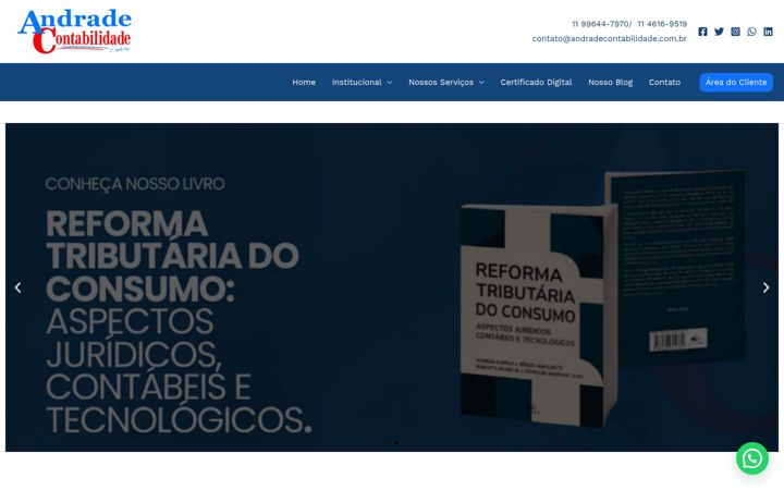 Captura de ecrã de andradecontabilidade.com.br