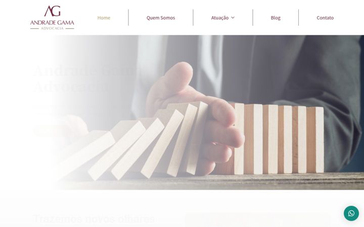 Screenshot of andradegama.com.br