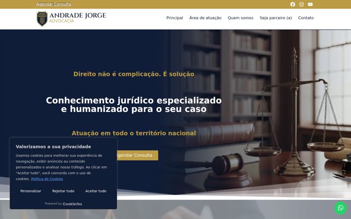 Screenshot of andradejorge.com.br