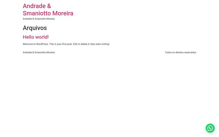 Screenshot of andradesmaniotto.com