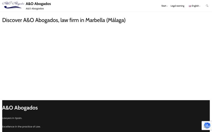 Screenshot of andradesortegaabogados.es