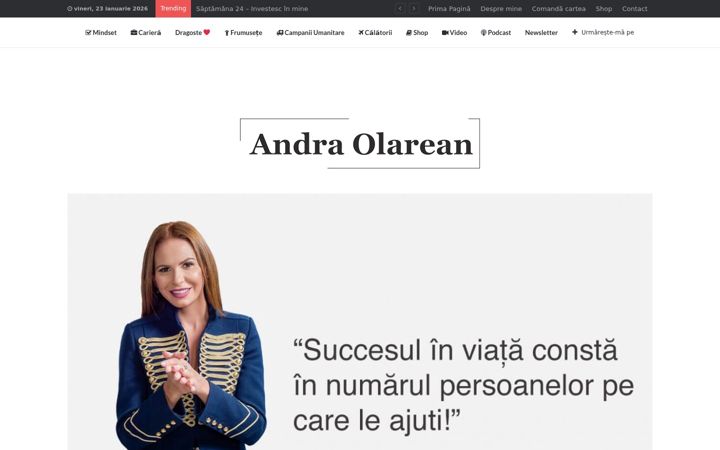 Screenshot of andraolarean.ro