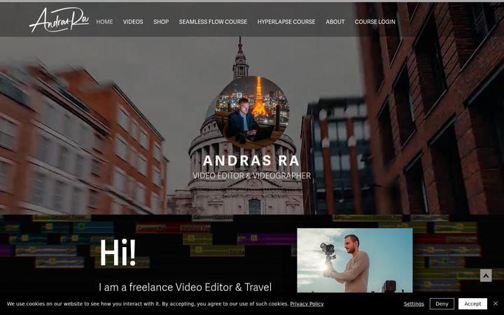 Screenshot of andrasra.com