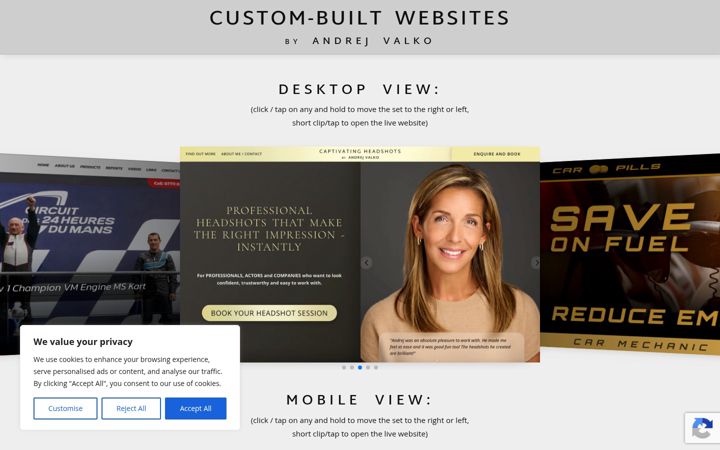 Screenshot of andrayv.com