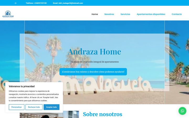 Screenshot of andrazahome.com