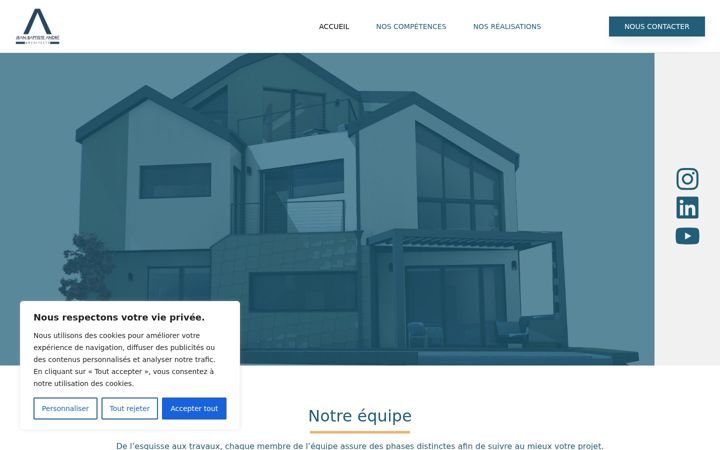 Screenshot of andre-architecte.com