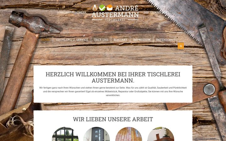 Skjámynd af andre-austermann.de