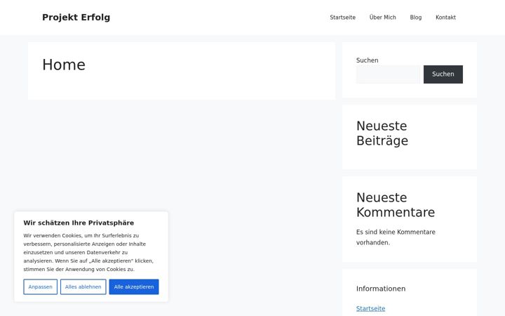 Skjámynd af andre-erfolg.de