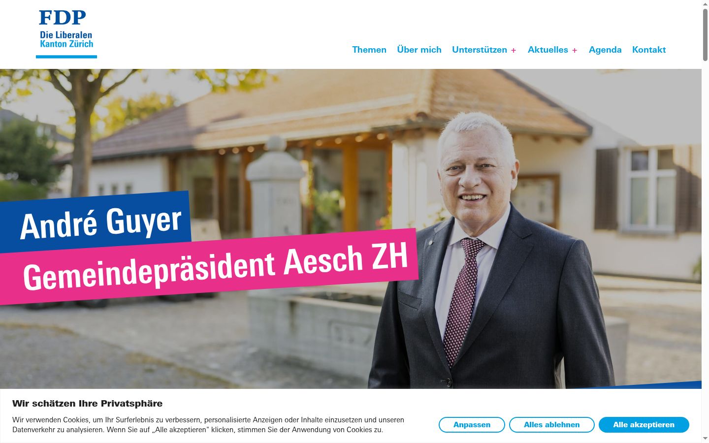 Sutikimo reklamjuostės, rodytos prieš bet kokią sąveiką, ekrano kopija