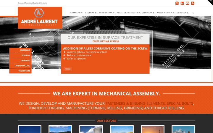 Screenshot of andre-laurent.com