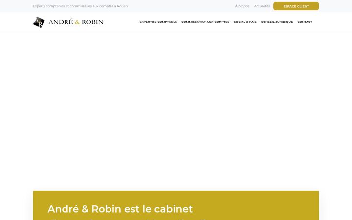 Screenshot of andre-robin.fr