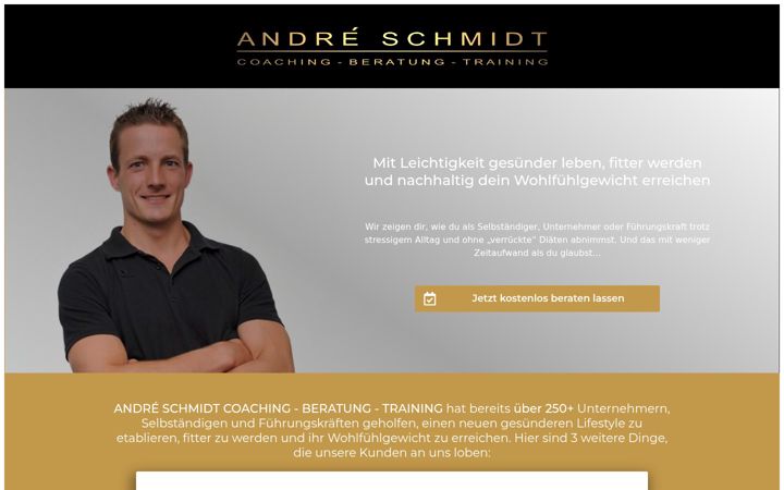 Képernyőkép: andre-schmidt-trainer.de