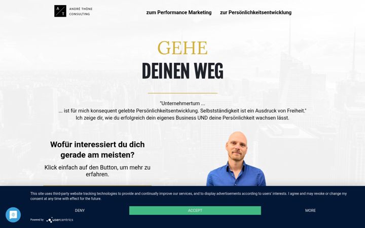 Screenshot of andre-thoene.com