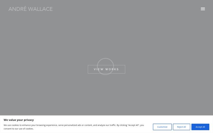 Screenshot of andre-wallace.co.uk
