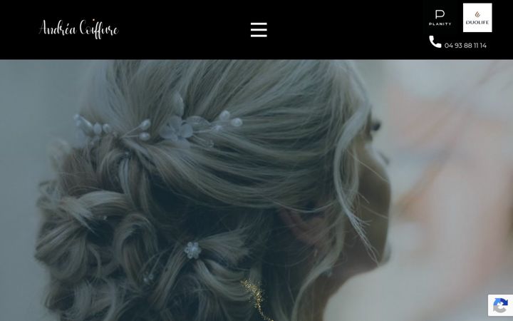 Screenshot of andrea-coiffure.com