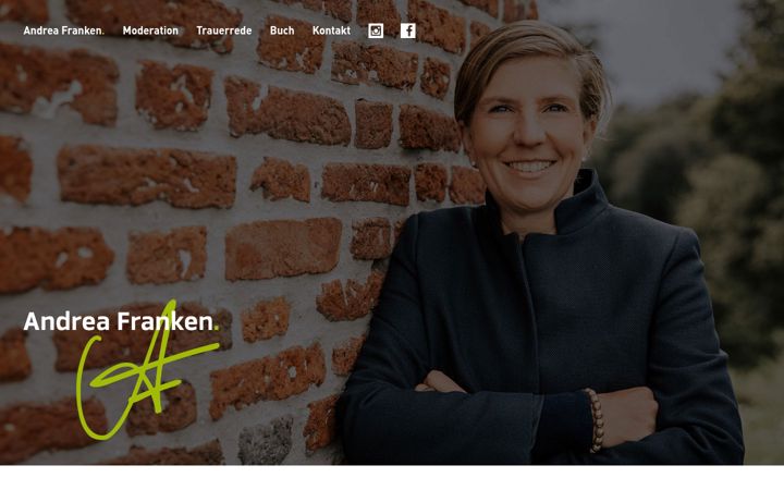 Screenshot of andrea-franken.de