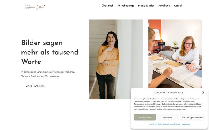 Screenshot of andrea-gottowik.de