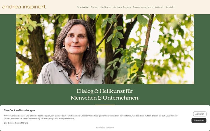 Ekrano kopija andrea-inspiriert.ch