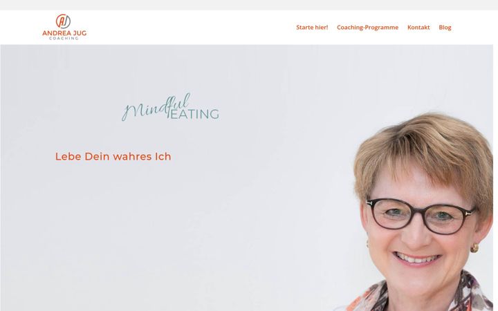 Ekraanipilt saidist andrea-jug.de