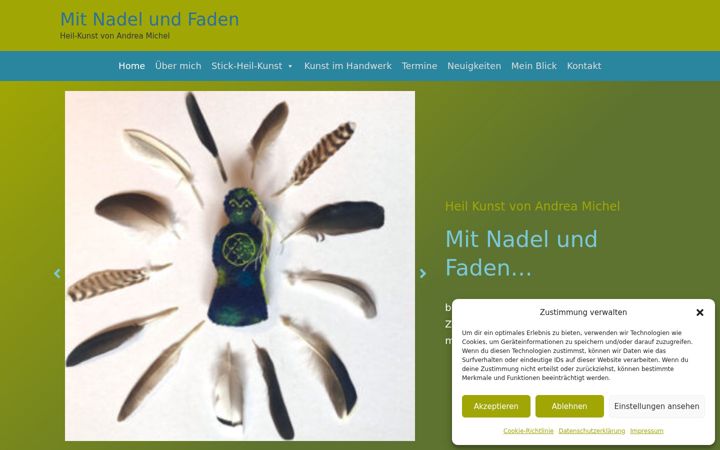 Screenshot of andrea-michel.com