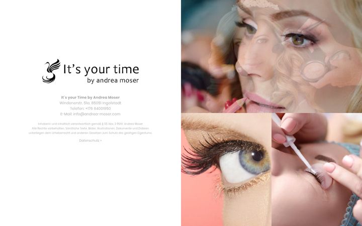 Screenshot of andrea-moser.com
