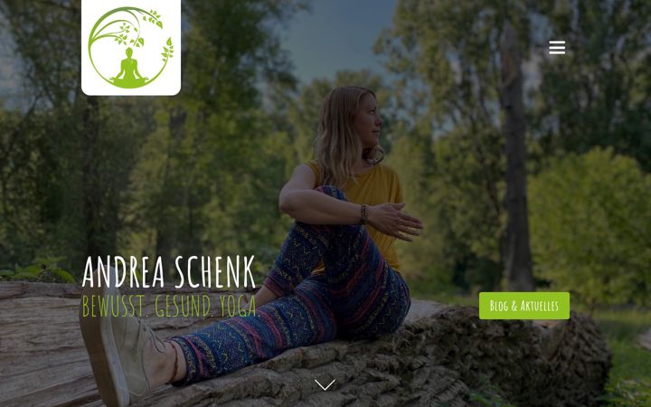 Screenshot stránky andrea-schenk.de