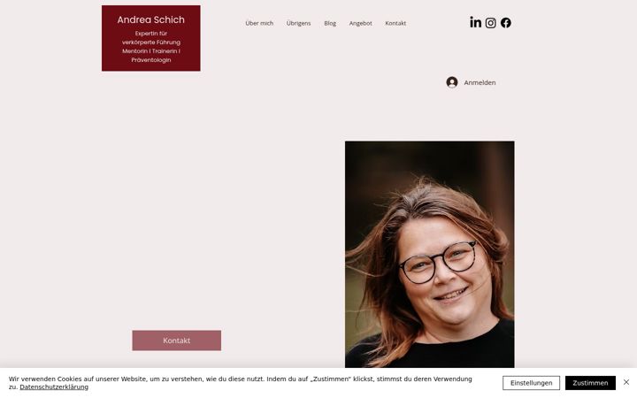 Skjermbilde av andrea-schich.de