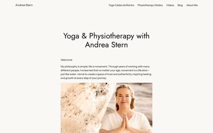 Screenshot of andrea-stern.de