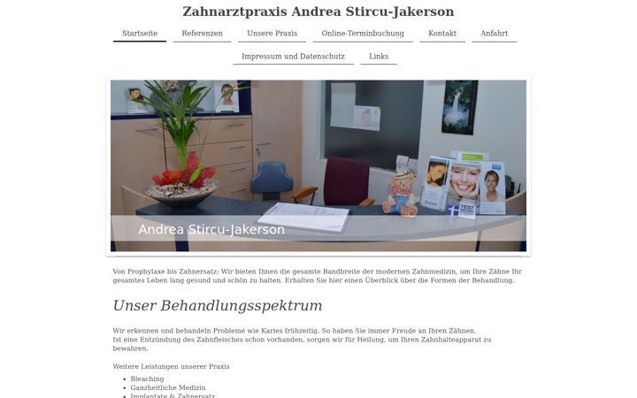 Screenshot of andrea-stircu-jakerson.de