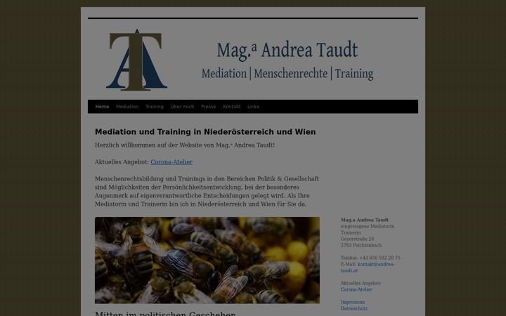 Screenshot of andrea-taudt.at