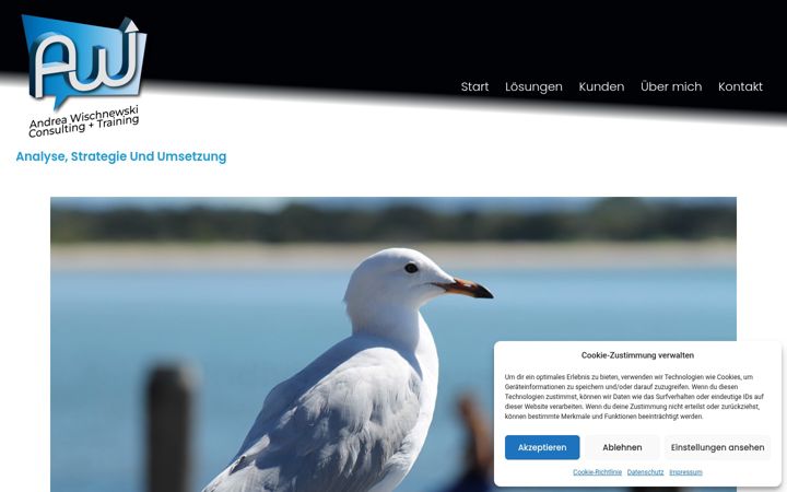 Skjermbilde av andrea-wischnewski.de