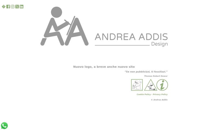 Screenshot von andreaaddis.it