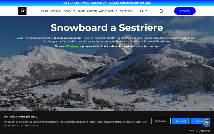 Screenshot of andreabandi.com